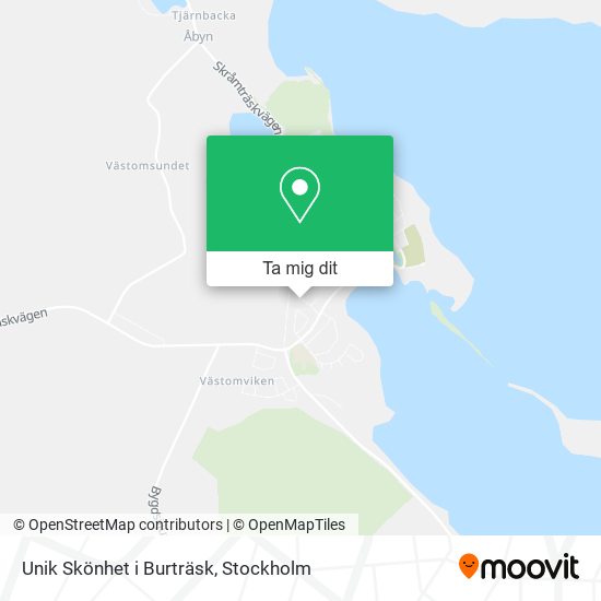 Unik Skönhet i Burträsk karta