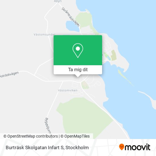 Burträsk Skolgatan Infart S karta