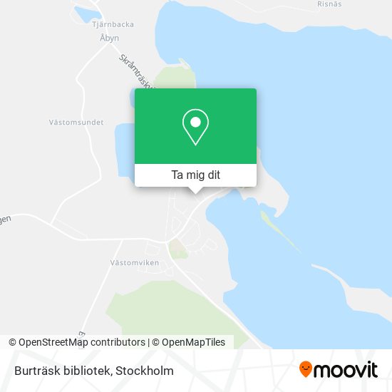 Burträsk bibliotek karta