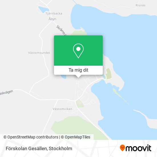 Förskolan Gesällen karta