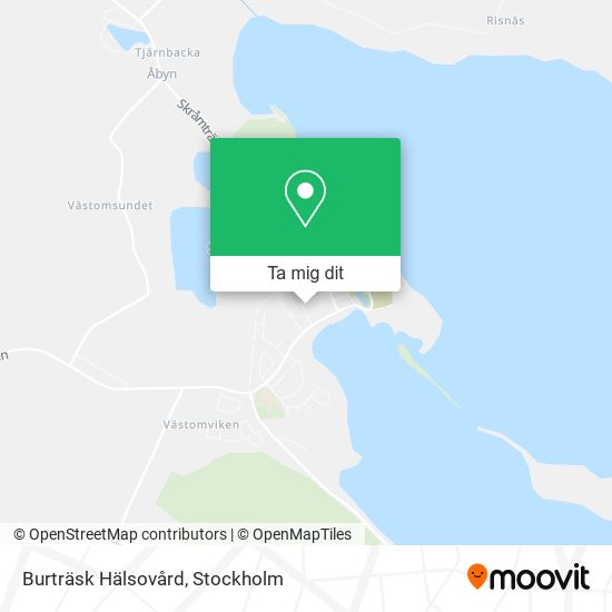 Burträsk Hälsovård karta