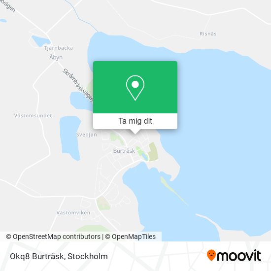 Okq8 Burträsk karta