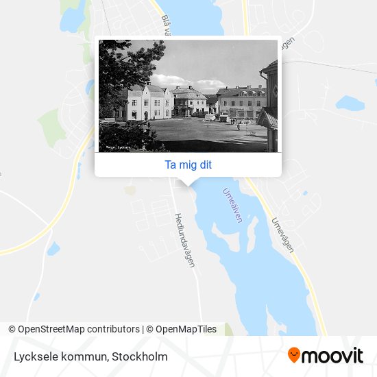 Lycksele kommun karta