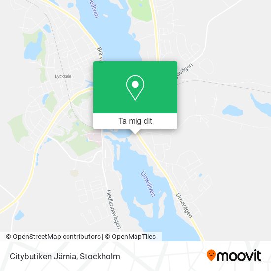 Citybutiken Järnia karta