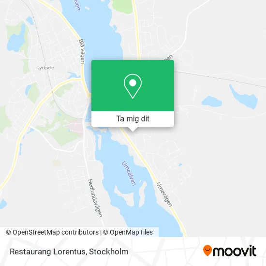 Restaurang Lorentus karta