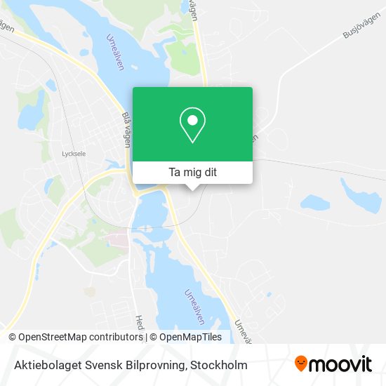 Aktiebolaget Svensk Bilprovning karta