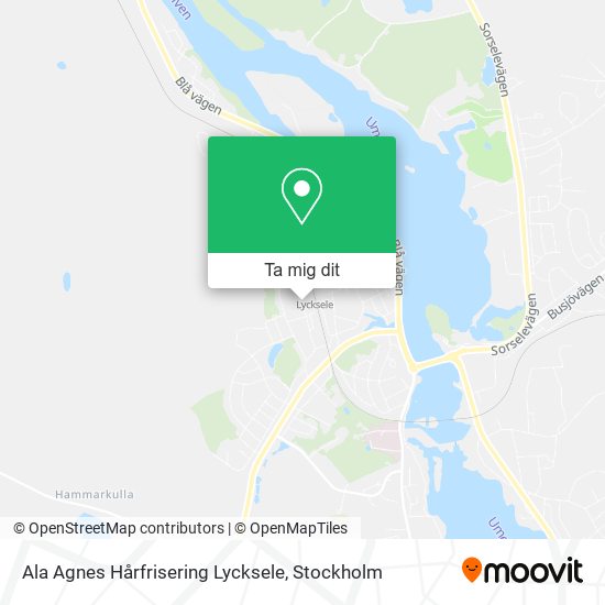 Ala Agnes Hårfrisering Lycksele karta