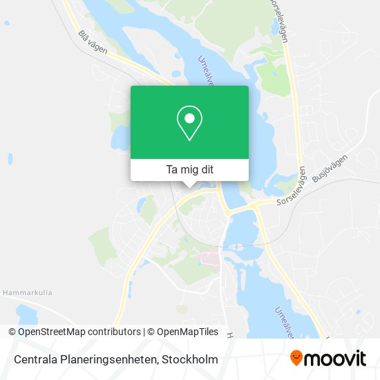 Centrala Planeringsenheten karta