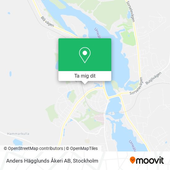 Anders Hägglunds Åkeri AB karta