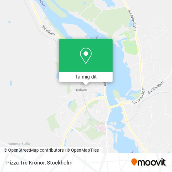 Pizza Tre Kronor karta