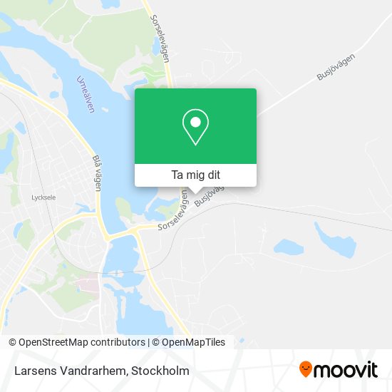 Larsens Vandrarhem karta