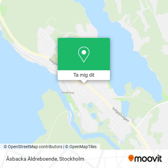 Åsbacka Äldreboende karta