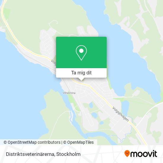 Distriktsveterinärerna karta