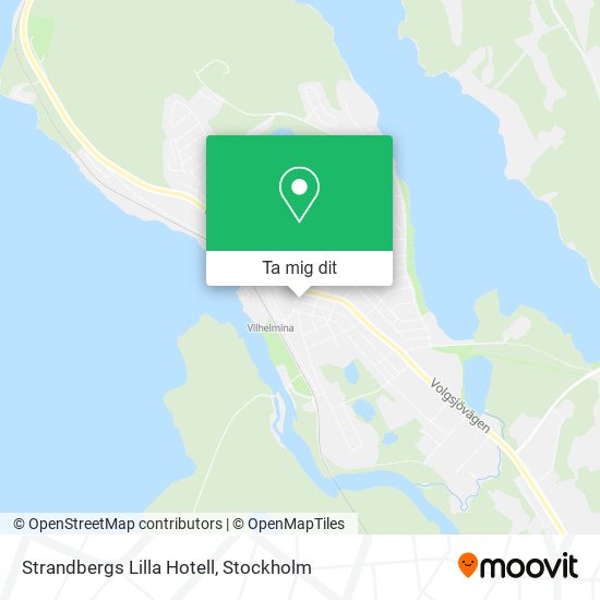 Strandbergs Lilla Hotell karta