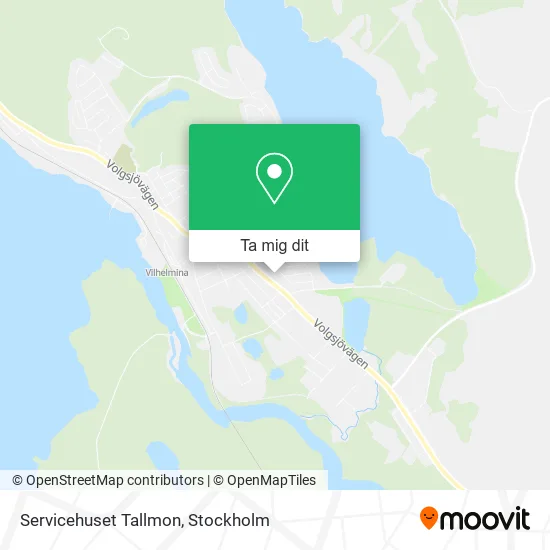 Servicehuset Tallmon karta