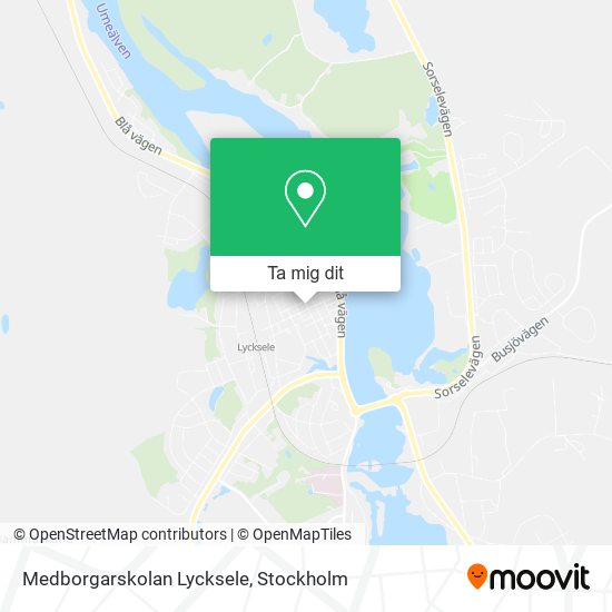 Medborgarskolan Lycksele karta
