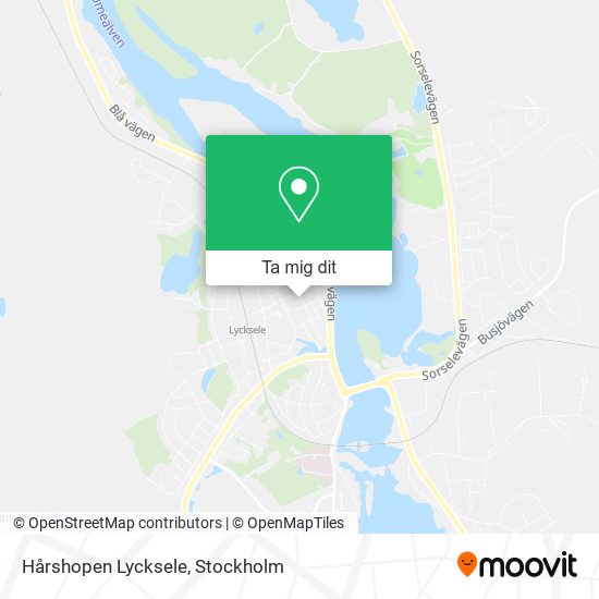 Hårshopen Lycksele karta