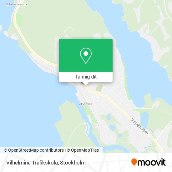 Vilhelmina Trafikskola karta