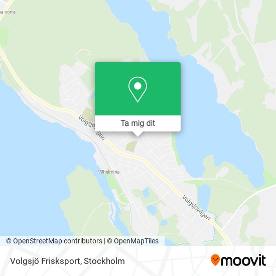 Volgsjö Frisksport karta