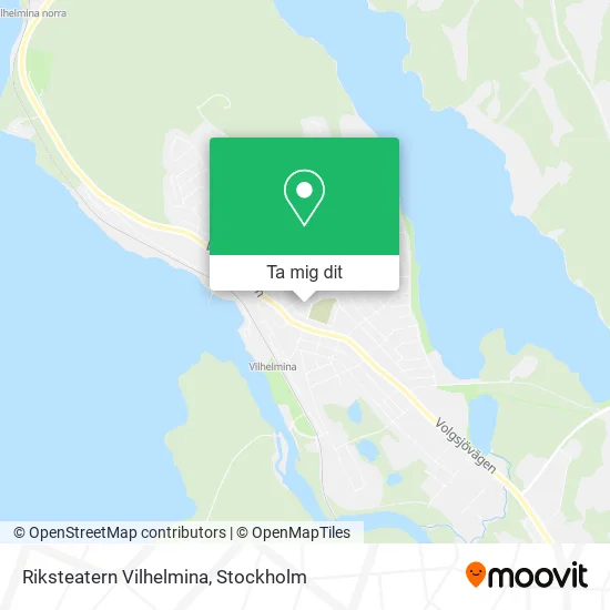 Riksteatern Vilhelmina karta