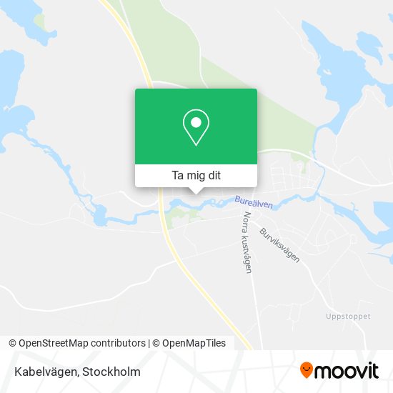 Kabelvägen karta