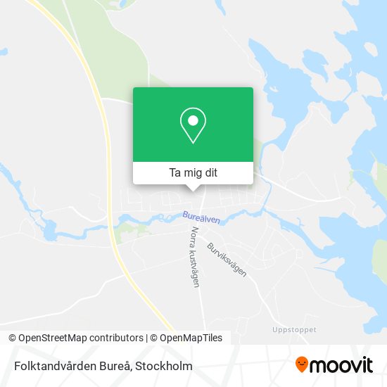 Folktandvården Bureå karta