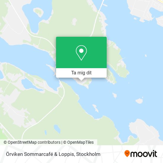 Örviken Sommarcafé & Loppis karta