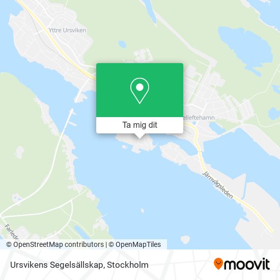 Ursvikens Segelsällskap karta