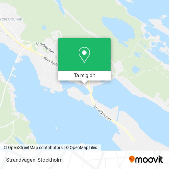 Strandvägen karta