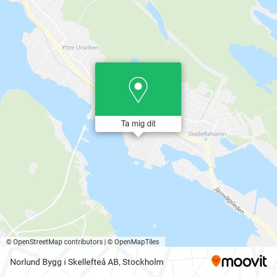 Norlund Bygg i Skellefteå AB karta