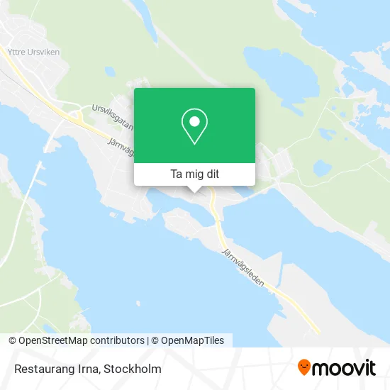 Restaurang Irna karta