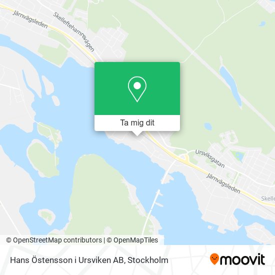 Hans Östensson i Ursviken AB karta