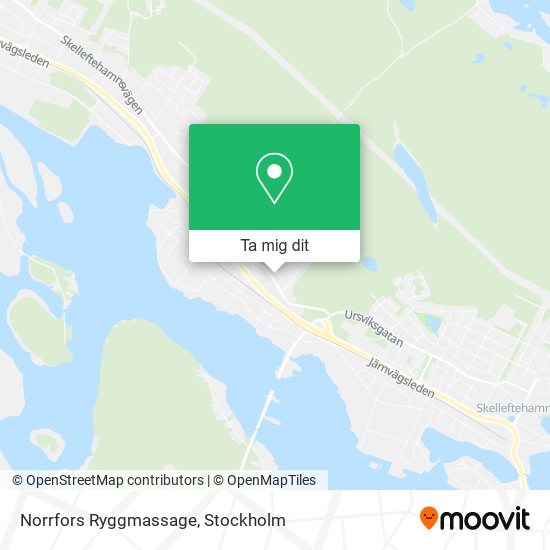 Norrfors Ryggmassage karta