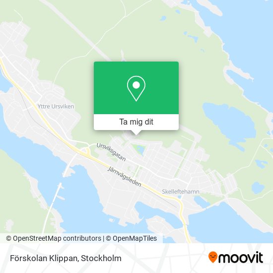 Förskolan Klippan karta