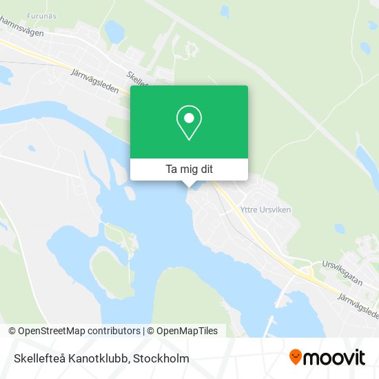 Skellefteå Kanotklubb karta