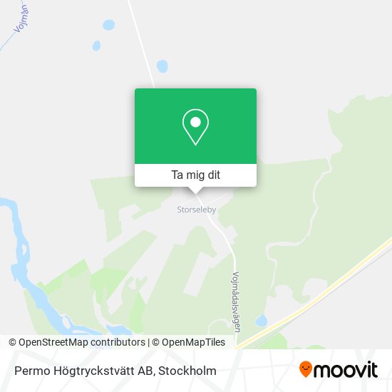 Permo Högtryckstvätt AB karta