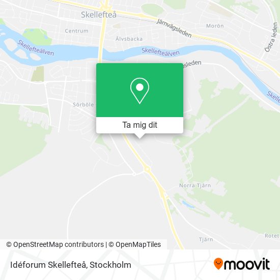 Idéforum Skellefteå karta