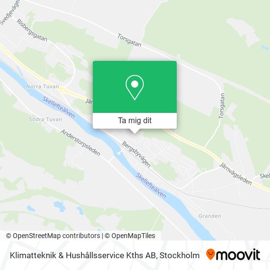 Klimatteknik & Hushållsservice Kths AB karta