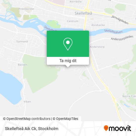 Skellefteå Aik Ck karta