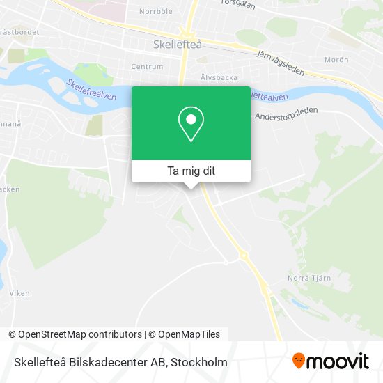 Skellefteå Bilskadecenter AB karta