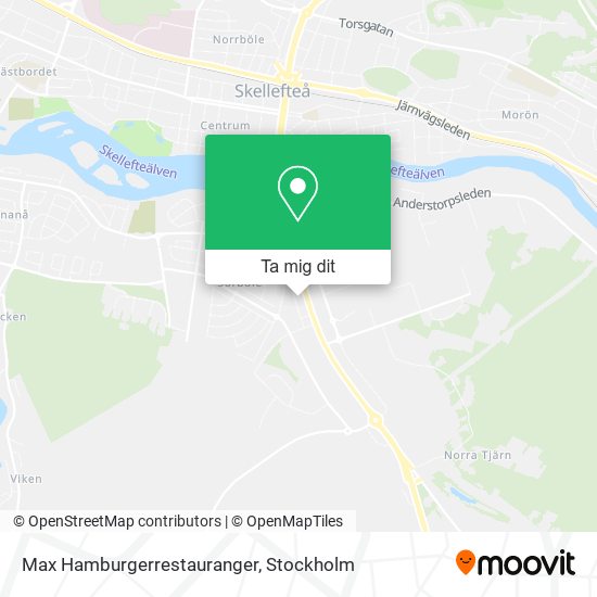 Max Hamburgerrestauranger karta