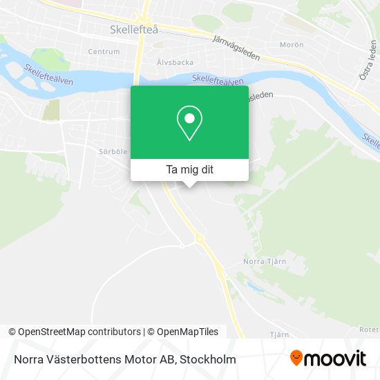 Norra Västerbottens Motor AB karta