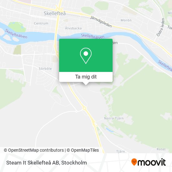 Steam It Skellefteå AB karta
