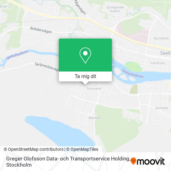 Greger Olofsson Data- och Transportservice Holding karta