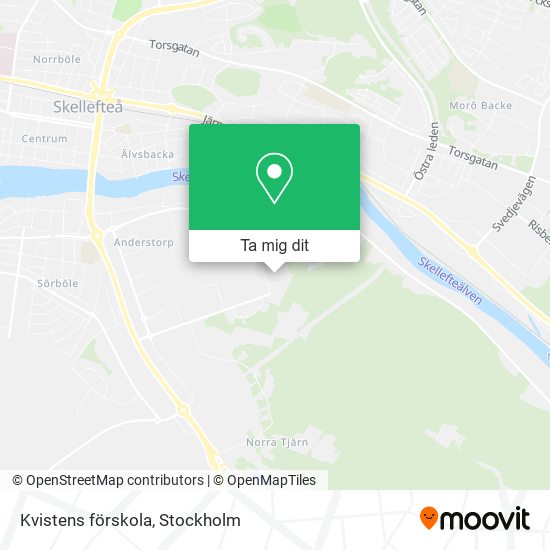 Kvistens förskola karta
