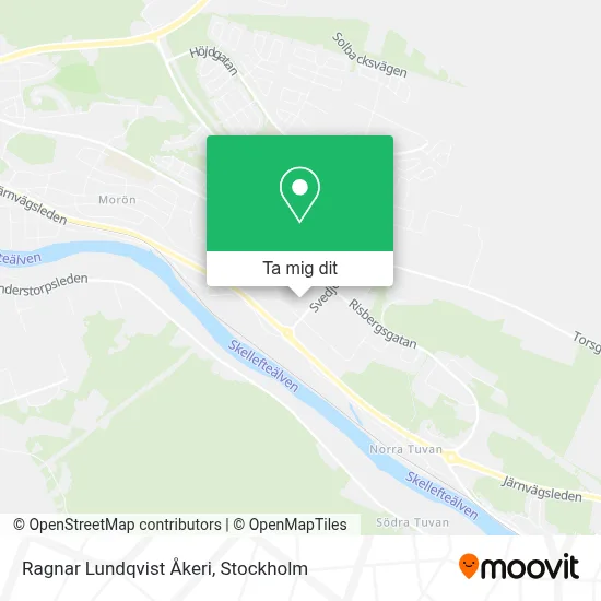 Ragnar Lundqvist Åkeri karta