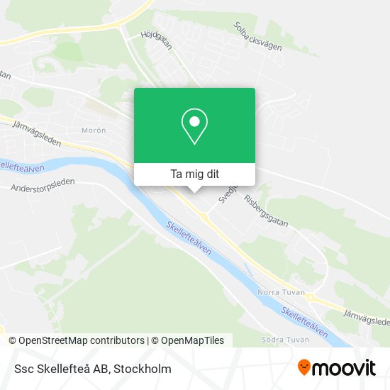 Ssc Skellefteå AB karta