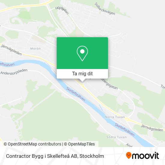 Contractor Bygg i Skellefteå AB karta