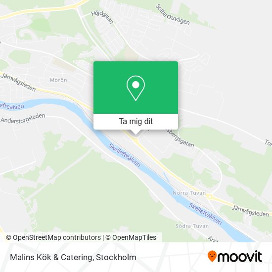 Malins Kök & Catering karta