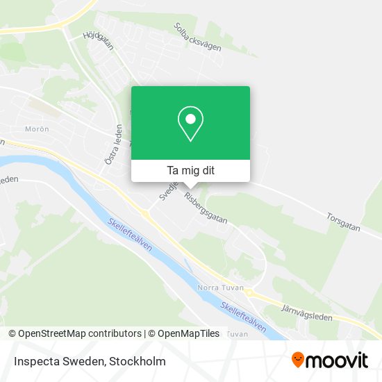 Inspecta Sweden karta